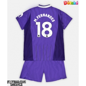 Tottenham Hotspur Mateus Fernandes #18 Dětské Alternativní dres komplet 2026-27 Krátký Rukáv (+ trenýrky)